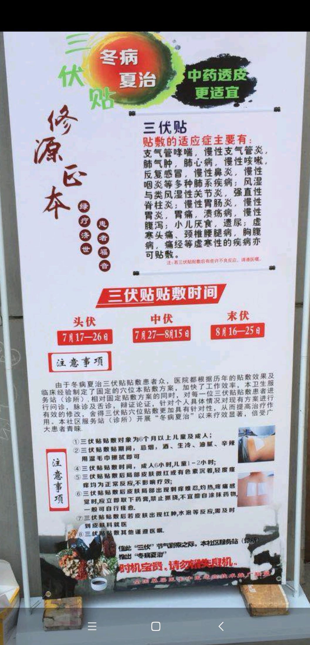 1、介紹三伏貼敷